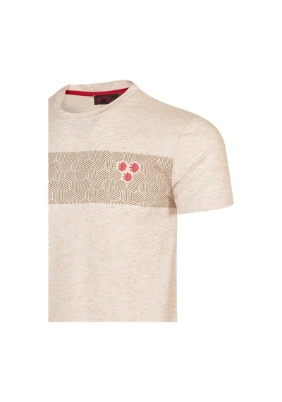 Raınsnow Erkek Sıfır Yaka T-Shirt-Bej (504689462) Bej