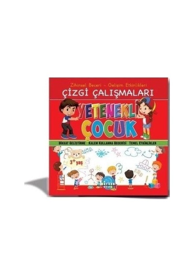Yetenekli Çocuk Zihinsel Beceri ve Gelişim Etkinlikleri 6 Kitap - Safkan Kids