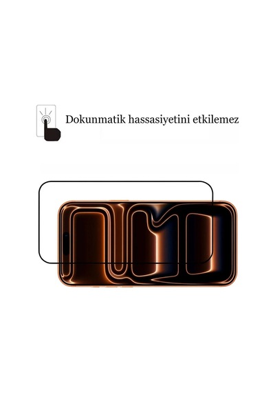 iPhone Uyumlu 17 Pro Max Tam Kaplayan Temperli Cam Ekran Koruyucu Telefon Camı