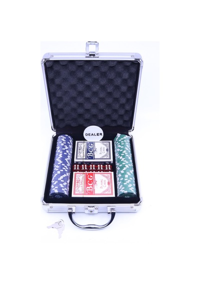 Metal Çantalı 100 Chipli Poker Oyun Seti