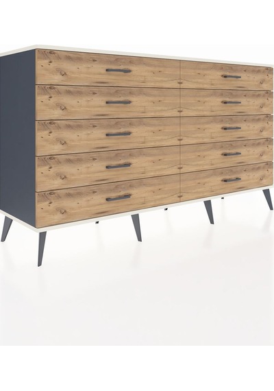 Hyperion Konsol 10 Çekmeceli 176x44x99 Antrasit-aytaşı/çam Antrasit-aytaşı/çam Hyperion Konsol 10 Çekmeceli 176x44x99 Antrasit-aytaşı/çam Antrasit-aytaşı/çam