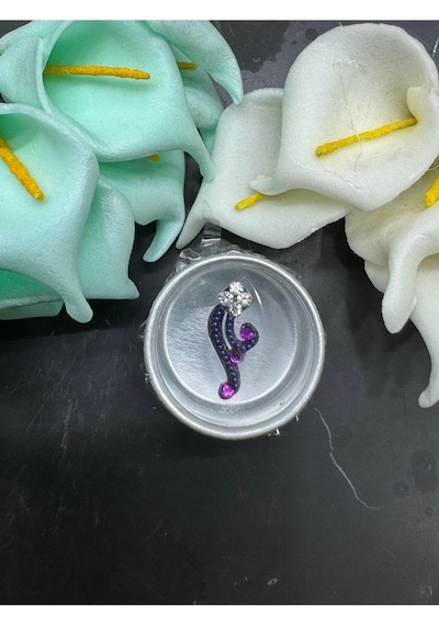 Yüz Taşı Face Gems Yapışkan Burun Parmak Hızma Model6 Gümüş