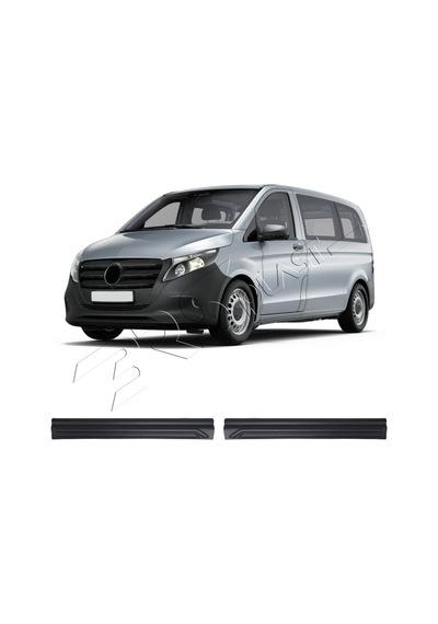 Mercedes Vito W447 Uyumlu Abs Kapı Eşiği 2 Parça