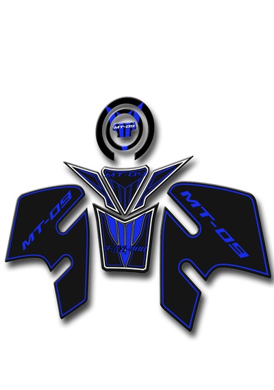 Mt09 Tankpad Seti 2015-2020 Uyumlu Mavi