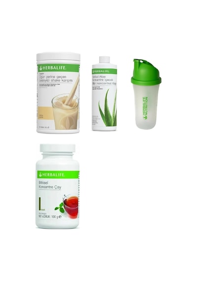 Set Vanilya Shake- Aloe Suyu- 100gr Klasik Çay Ve Shaker