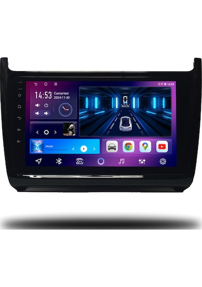 Caros Volkswagen Polo 2014-2018 Uyumlu Android Multimedya 1gb Ram 16gb Hafıza 9"