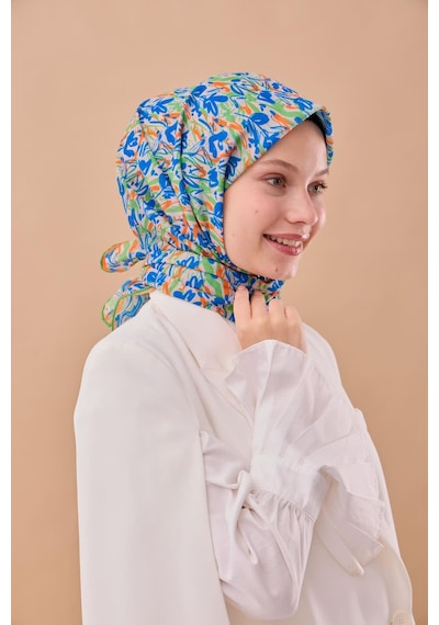 Silk Home Soft Eşarp 73091-09 Yeşil, Turuncu, Mavi