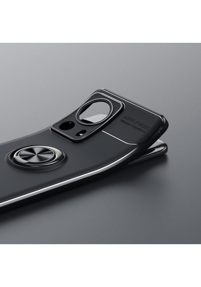 Xiaomi Mi 13 Lite Kılıf Yüzüklü Magnetli Ravel Case Kapak