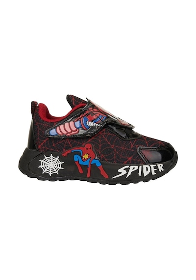 Spıderman 838 Erkek Çocuk Işıklı Sneaker Siyah