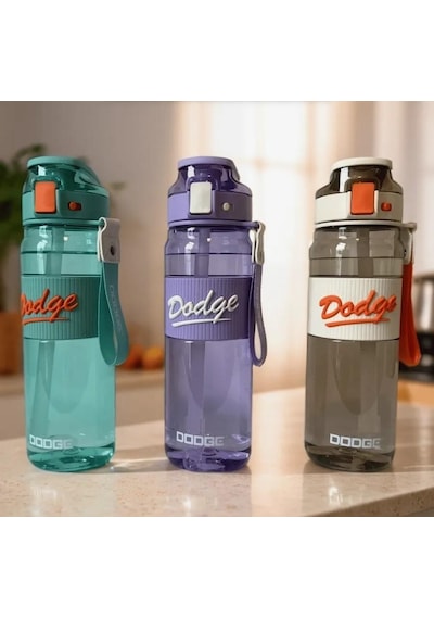 Dodge Su Matarası Tritan Siyah 850ml Siyah