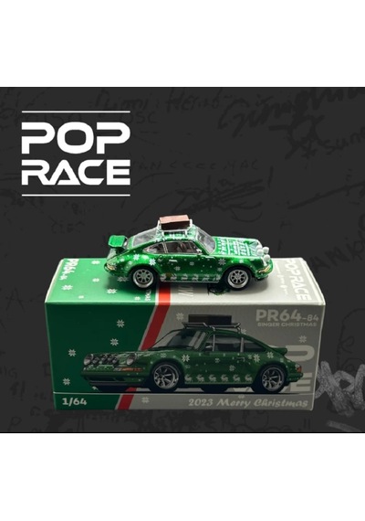 Pop Race1/64 Porsche 964 Singer 911 Merry Christmas Limited Edition 84 Yılbaşı Özel