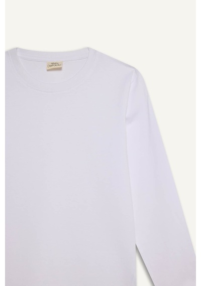 Defacto 26y801001150 Beyaz Kız Çocuk Sweatshirt G0860a8/wt34