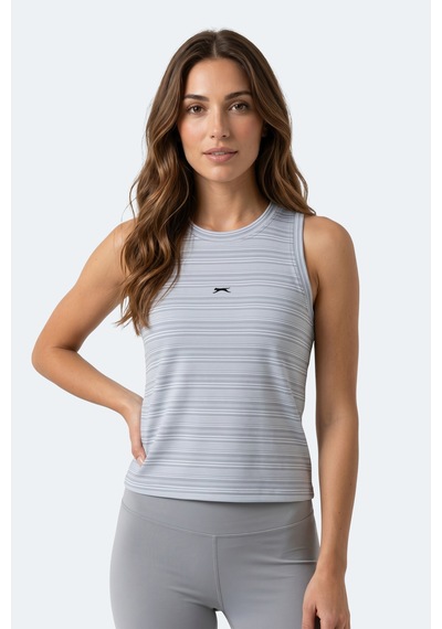 Slazenger Korey Kadın Kolsuz Beyaz Tişört