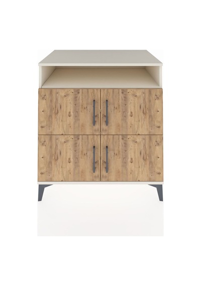 Kronos Şifonyer 4 Raflı 4 Kapaklı 88x59x96 Aytaşı-çam Aytaşı