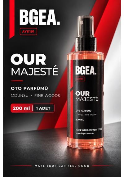 Bgea Our Majesté Odunsu Oto Parfümü Fine Woods Sprey 200 Ml