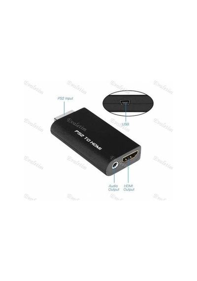 Ps2 - Ps3 To Hdmi Tv Kablosu Çevirici Adaptör Dönüştürücü