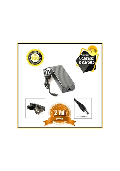 Asus Uyumlu G71Gx. G53Jw. M70Vm Serisi 19V 6.3A Notebook Adaptör Şarj Al