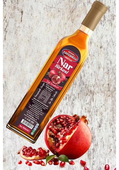 Bozkırlı Çavuşoğlu Nar Sirkesi Doğal Fermantasyon 500 ML