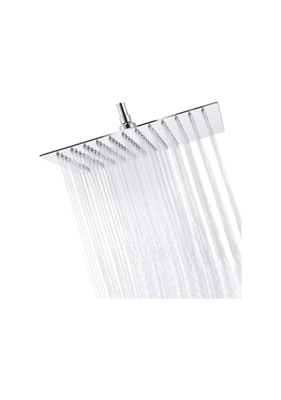 25x25 Cm 304 Paslanmaz Çelik Tepe Duşu Geniş Kare Duş Başlığı, Sabit Tepe Duş Başlığı, Handshower Uyuml