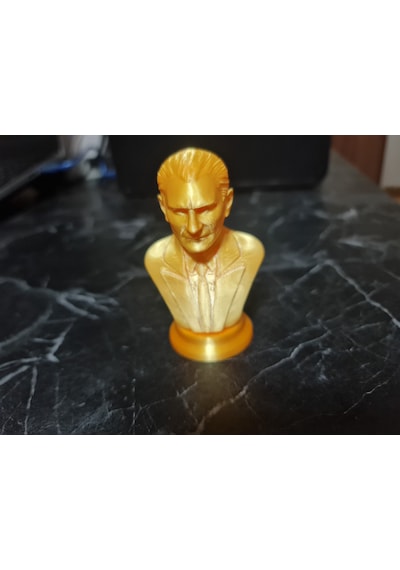 Mustafa Kemal Atatürk Mini Büstü Dekoratif Büst Heykel 8 Cm 01
