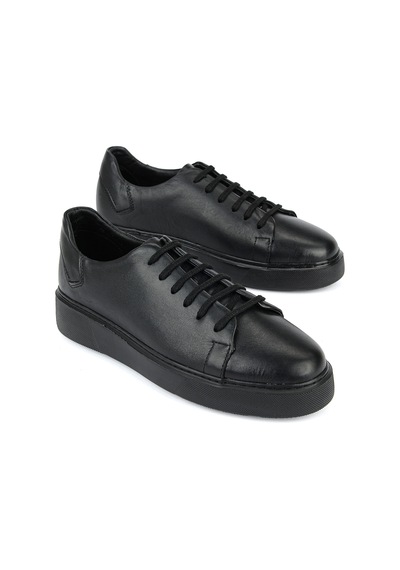 Ziya, Erkek Hakiki Deri Sneaker 161423z5141 Siyah 161423z5141 000
