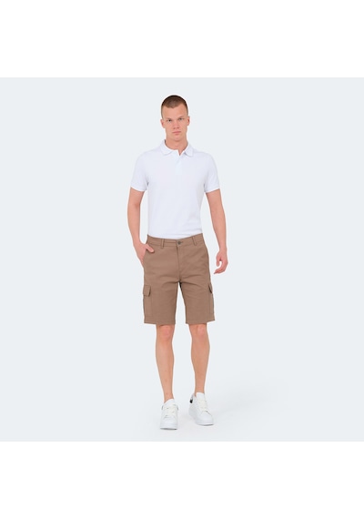 Slazenger EARNINGS Erkek Cepli Kargo Toprak Şort