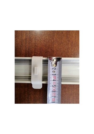 Zebra Perde Kornişe Takma Aparatı 10 Adet 4,5 Cm Plastik Krem - 265425399 Krem