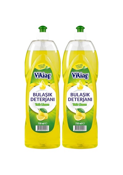 Sıvı Bulaşık Deterjanı Limon Kokulu 750 Ml 1 Adet 2li Paket