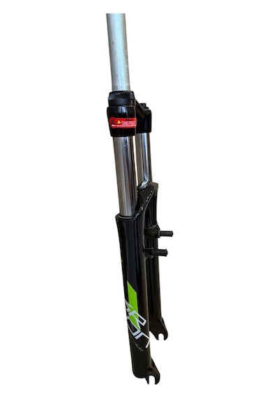 Zoom M/lo 26" Jant Kilitli Bisiklet Maşası 1-1/8 Qr Amortisörlü Maşa V-fren Disk Fren Uyumlu Siyah Yeşil