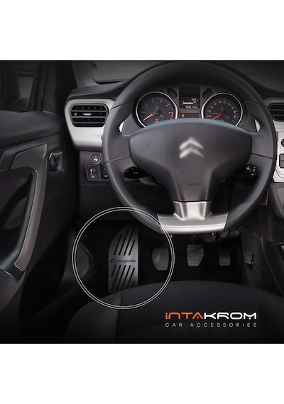 intakrom Citroen C-Elysee Krom Ayak Dinlendirme Pedalı - 2015 -2019