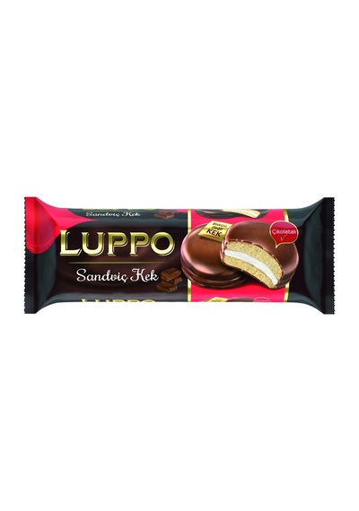 Şölen Luppo Sandwich Kek 184g Sade - Çikolatalı Atıştırmalık 3'li Ekonomik Paket - 3 Adet Tarı