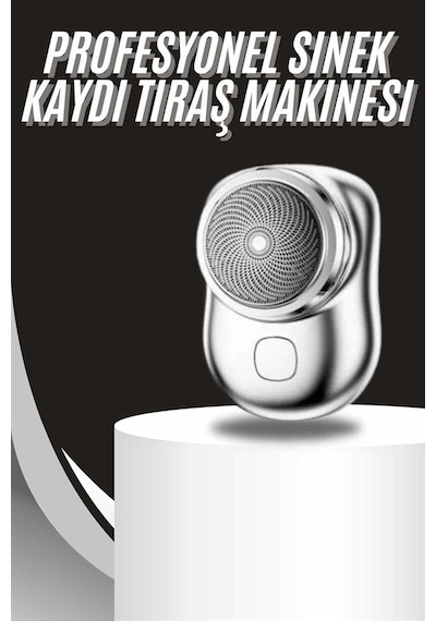Muratech Kablosuz Tıraş Makinesi Günlük Hızlı Taşınabilir Şarjlı Yuvarlak Paslanmaz Çelik