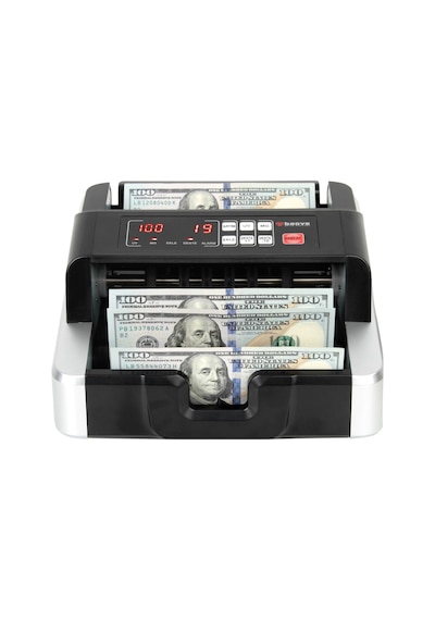 Baove Gb4100 Para Sayma Makinesi Ve Sahte  Para Yakalama - Adet Sayım - Tl - Euro – Usd