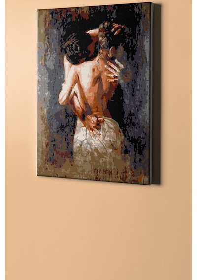 Webstyle Sayılarla Boyama Seti Kasnaklı Aşk Ve Tutku 50 X 65 Cm
