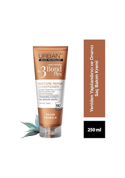 No.3 Bond Plex Yıpranma Karşıtı Saç Bakım Kremi 250 Ml- Vegan