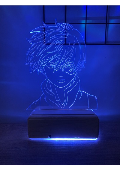 My Hero Academia Shoto Todoroki 16 Renk Gece Lambası