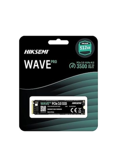 Hiksemi Wave P 512gb 2500mb/s - 2450mb/s Pcı-e 3.0 Nvme M.2 2280 Ssd