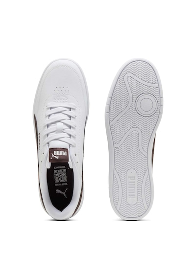 Puma Court Classic Clean Beyaz Erkek Sneaker Beyaz-kahve