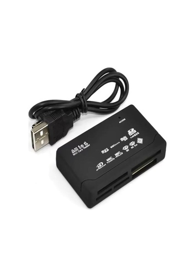 26 İn 1 Çoklu Kart Okuyucu Usb Sd Sdhc Mini Micro Sd Memory Stick Duo M2 Mmc Xd Cf
