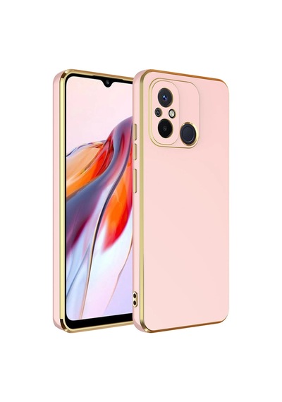 Xiaomi Redmi 12c Kılıf Zore Bark Kapak Rose Gold
