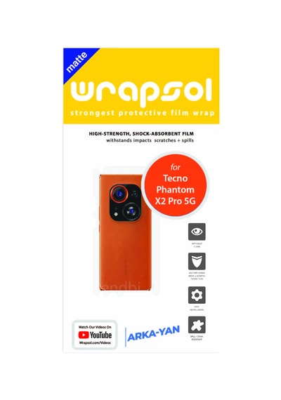 Tecno Phantom X2 Pro Mat Arka Ve Yan Kaplama Koruyucu Film