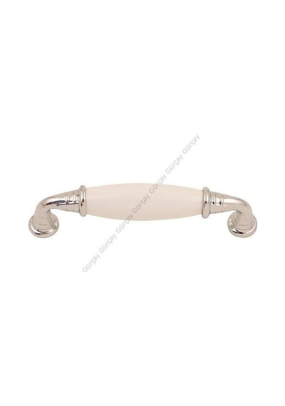 Gürçayhırdavat Gürçay Sude Porselen Kulp Krom Düz 96Mm (2 Adet)