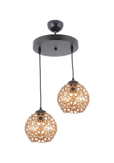 Selçuklu Top Motif Yıldız Ferforje Model Retro Sarkıt Avize Z
