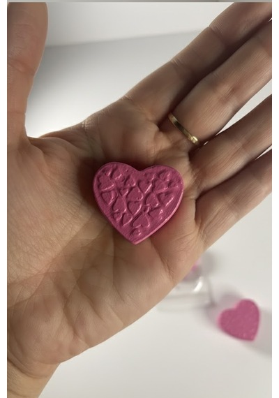 5'li Kalp Magnet Seti - Pembe