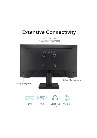 Asus 23.8" Va249hg Ips 1920x1080 1ms 120hz 300cd Vesa 3yıl Monitör