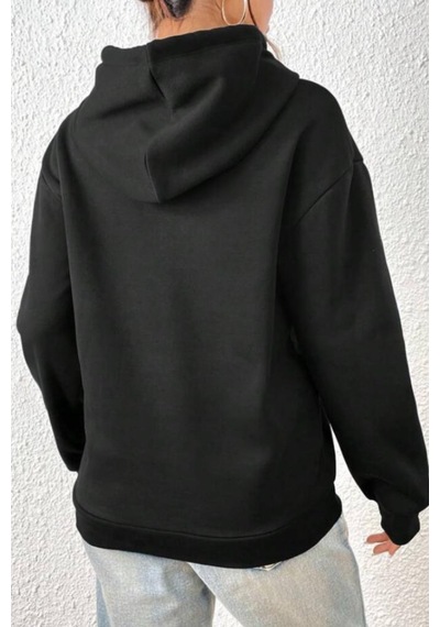 Lole Düz Basic Pamuklu Kapüşonlu Kadın Sweatshirt 001