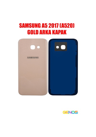 Samsung Galaxy Uyumlu A5 2017 A520 Arka Kapak Pil Batarya Kapağı Gold Diğer