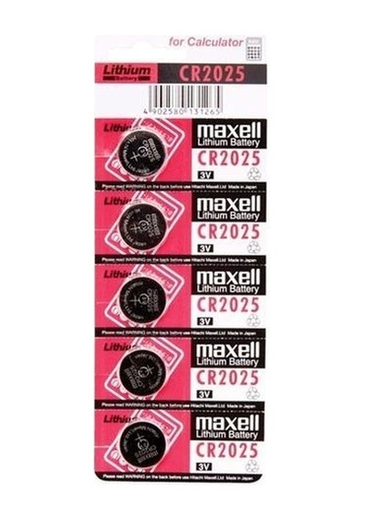 Northcity Maxell Cr2025 3v Lityum Düğme Pil 5'li Paket