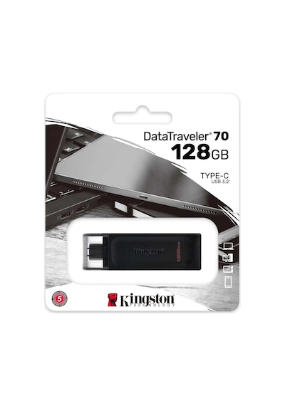 Kingston Dt70 128gb Usb-c 3.2 Gen 1 Type-c Flash Bellek Kdo