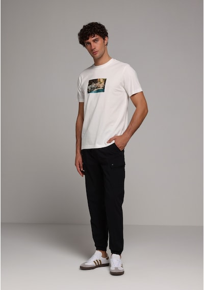 Colin's Colins Slim Fit Orta Bel Lastikli Paça Erkek Siyah Pantolon Cl1079709 Q1.v1 Blk